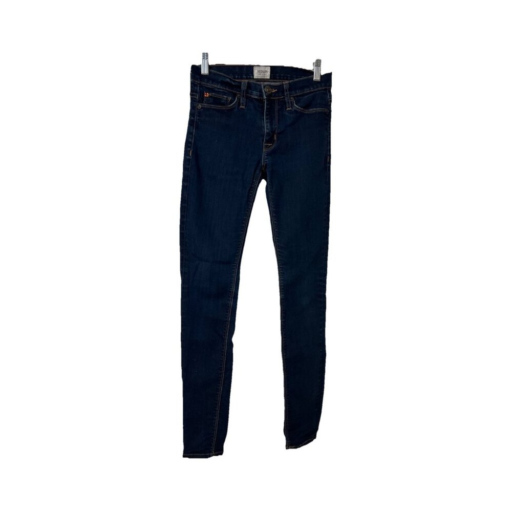 Hudson Dark Wash Nico Super Skinny Midrise Blue Jeans Size 24